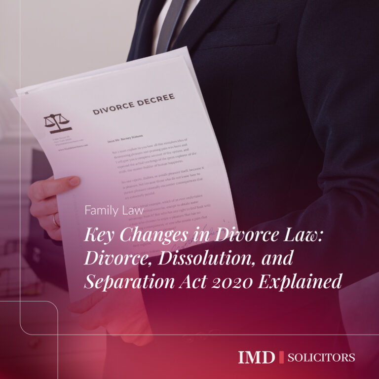 Key Changes in Divorce Law: Divorce, Dissolution, and Separation Act 2020 Explained